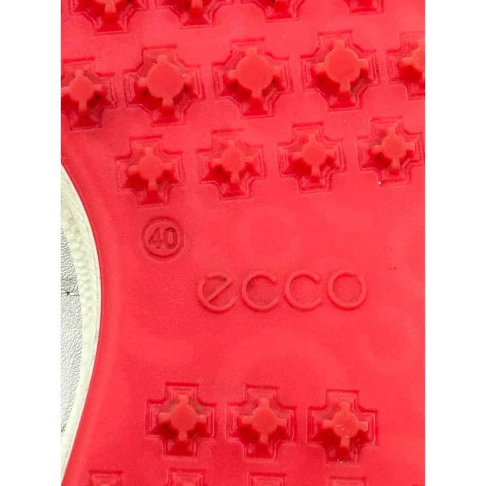 Ecco Golf S-Three White Leather Spikeless Shoes Women Sz 9-9.5 10058350874